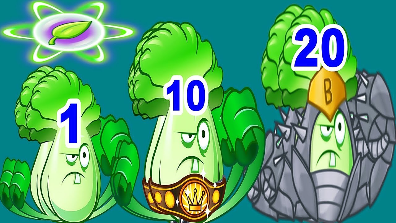 Bonk Choy Pvz 2 Level 1-10-20 Power-up in Plants vs. Zombies 2: Gameplay 2017