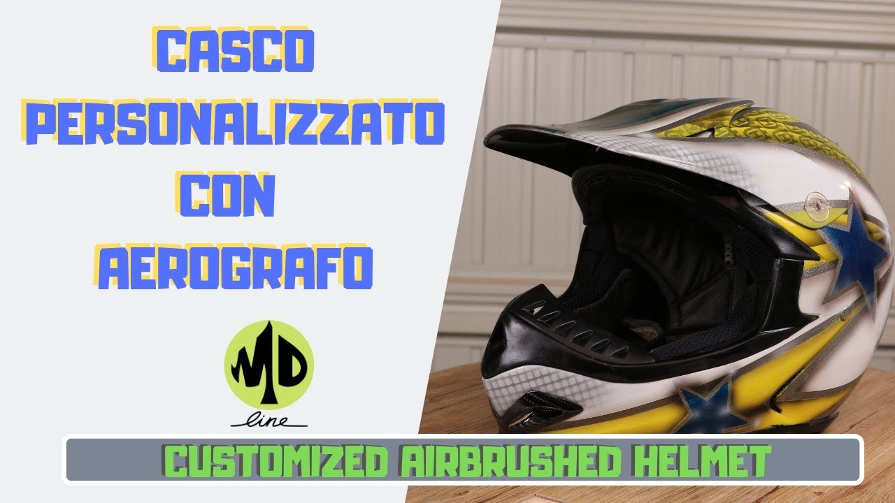 Personalizzare casco - aerografia - fai da te