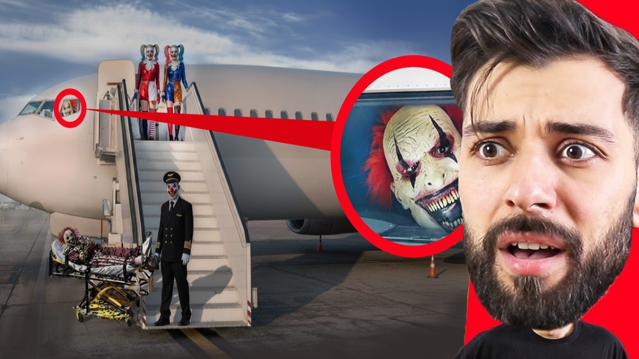 EĞER BİR UÇAK'da PALYAÇO GÖRÜRSENİZ HEMEN KAÇIN ! (Şok Olacaksınız)