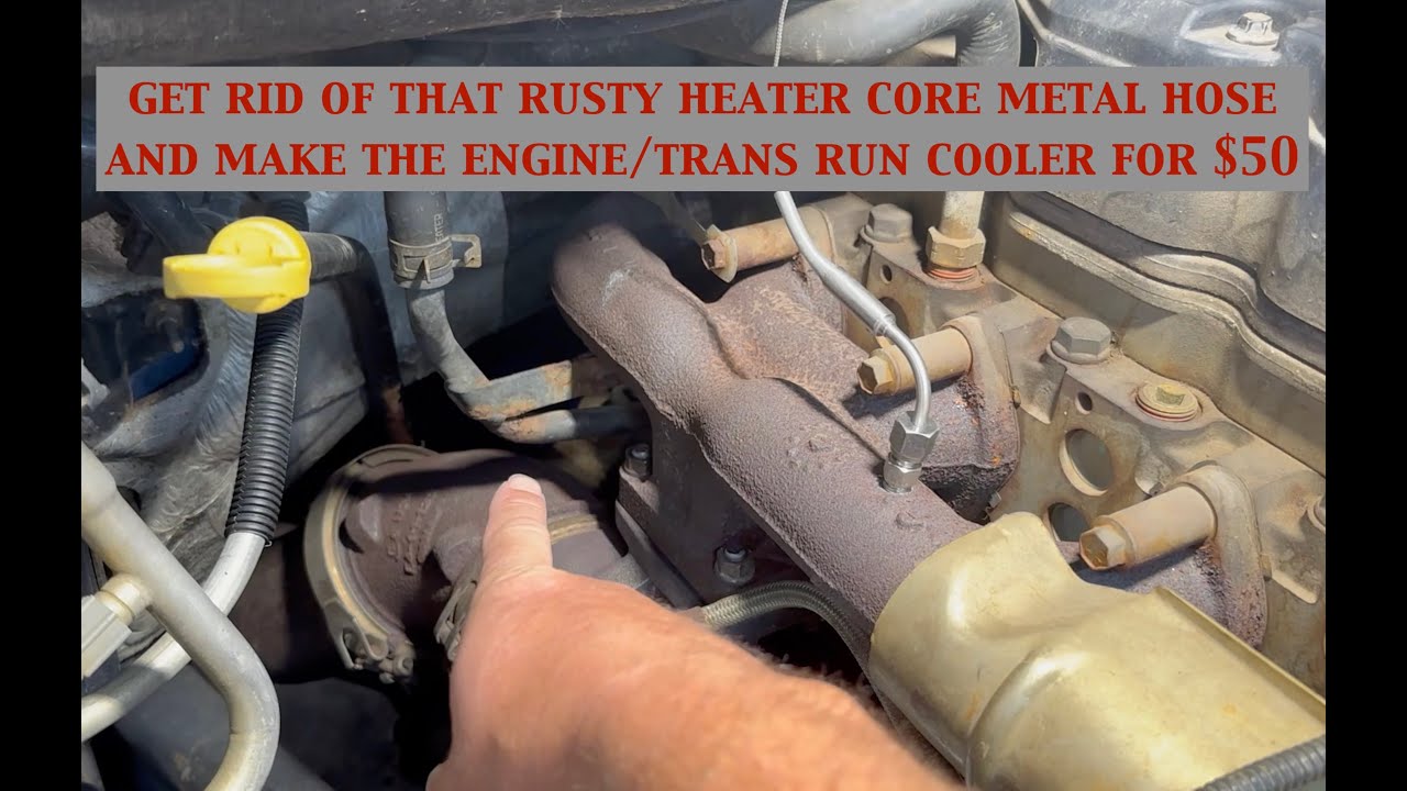 Must Do Mod 5.9L Cummins Система охлаждения Теплообменник Обходной путь охлаждающей жидкости Удал...