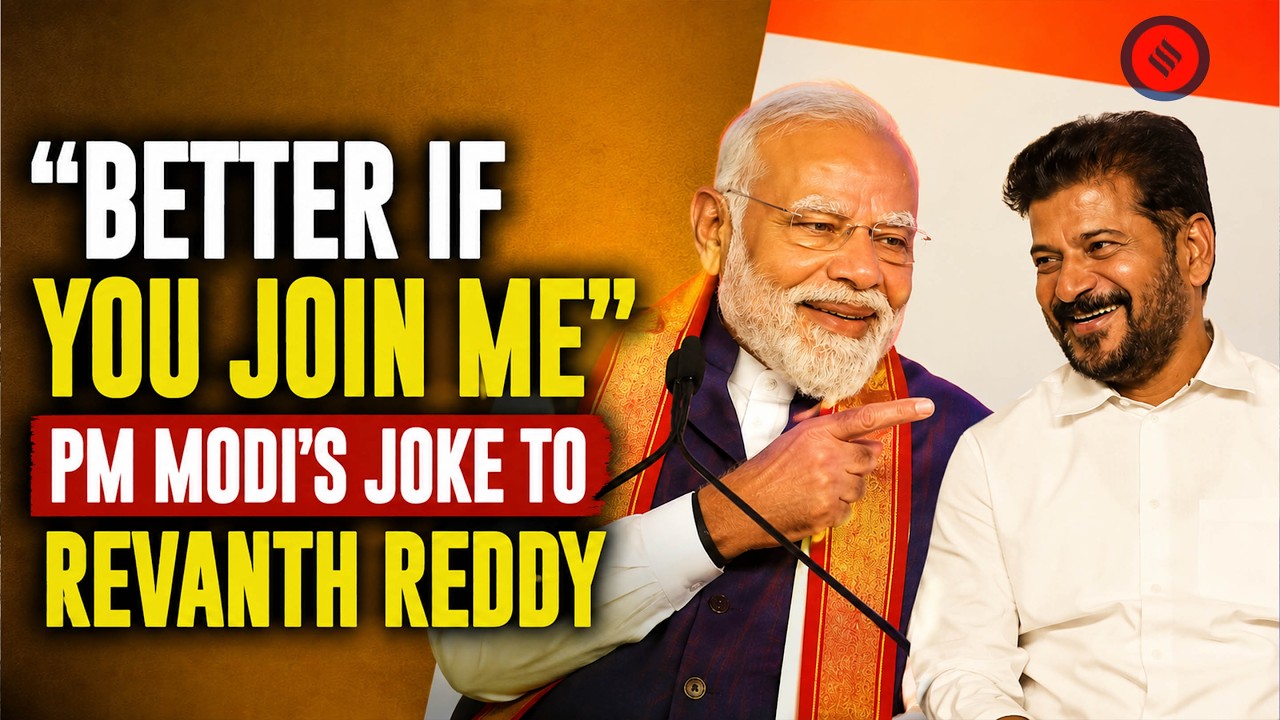&ldquo;Better If You Join Me&rdquo;: PM Modi&rsquo;s Light-Hearted Remark to Revanth Reddy in Hyderabad