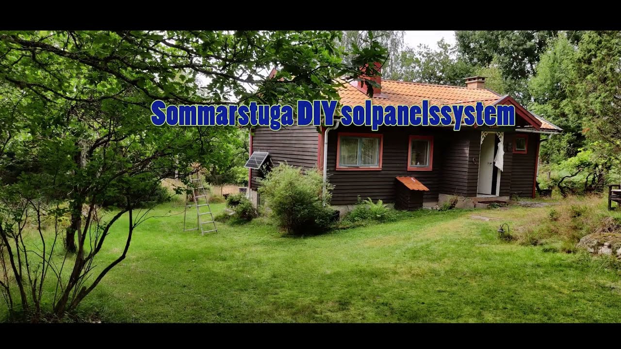 DIY stuga off-grid lösning (billigt och justerbart)