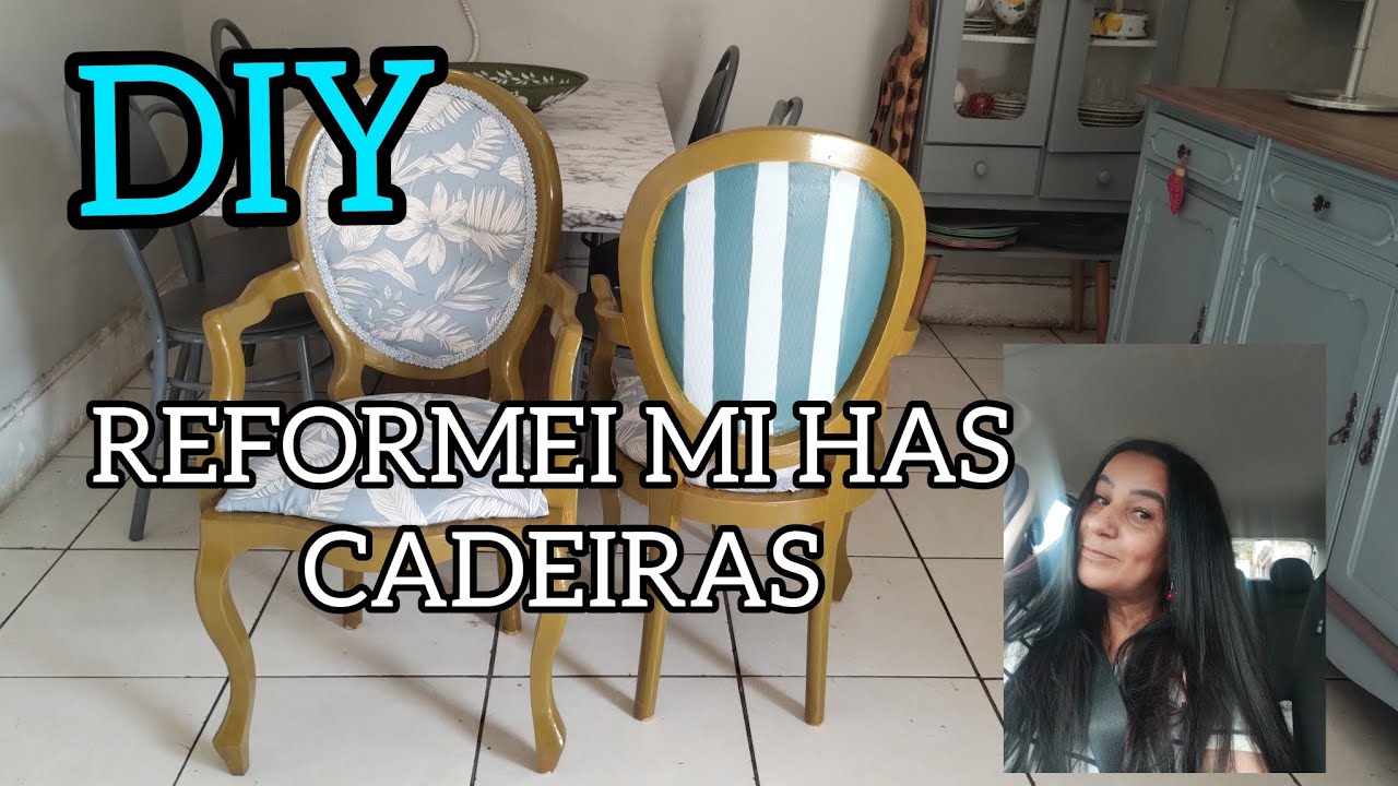 REFORMA DA MINHA CADEIRA MEDALHÃO 
