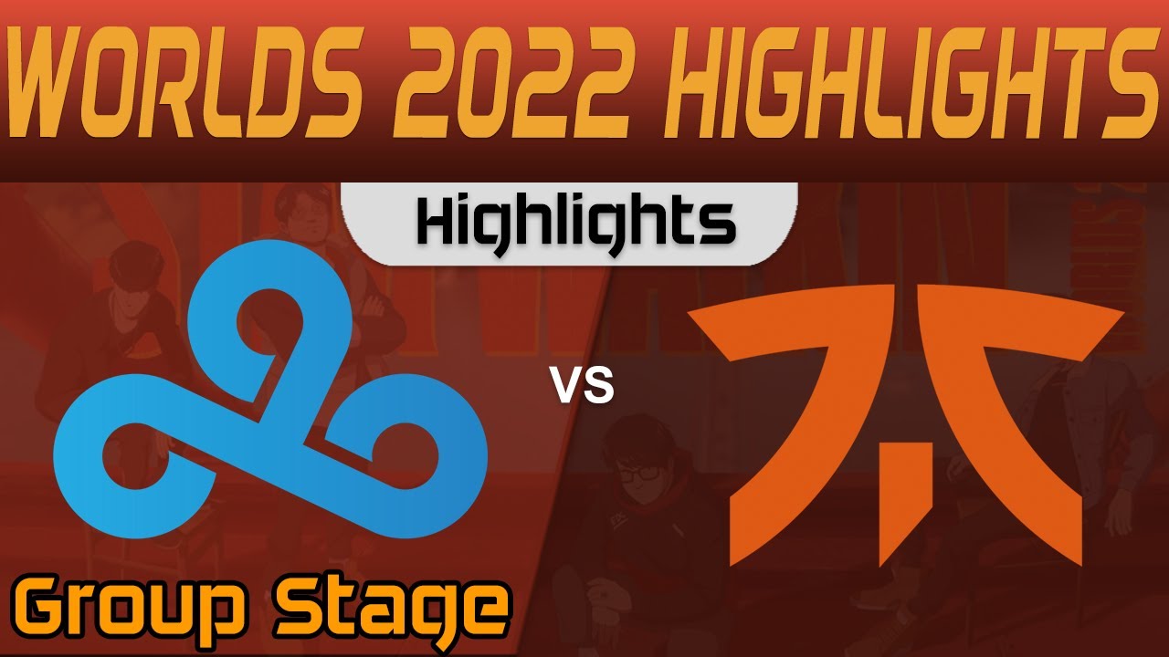 C9 vs FNC Highlights Group Stage Worlds 2022 Cloud9 vs Fnatic by Onivia