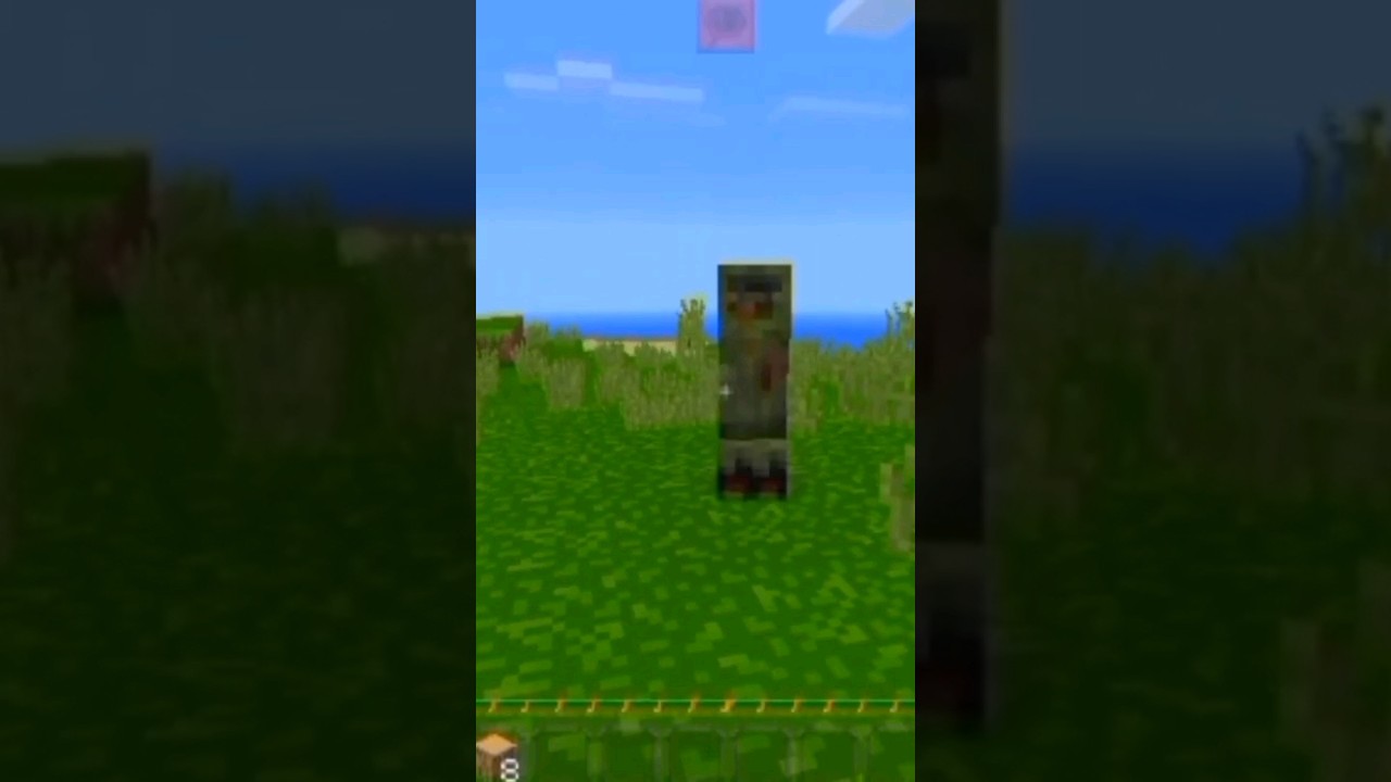 Minecraft mas o creeper est&aacute; estranho! 🤔