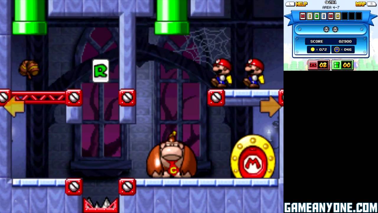 Mario Vs. Donkey Kong: Mini-land Mayhem! Walkthrough - Part 10: Area 4[2 of 3]