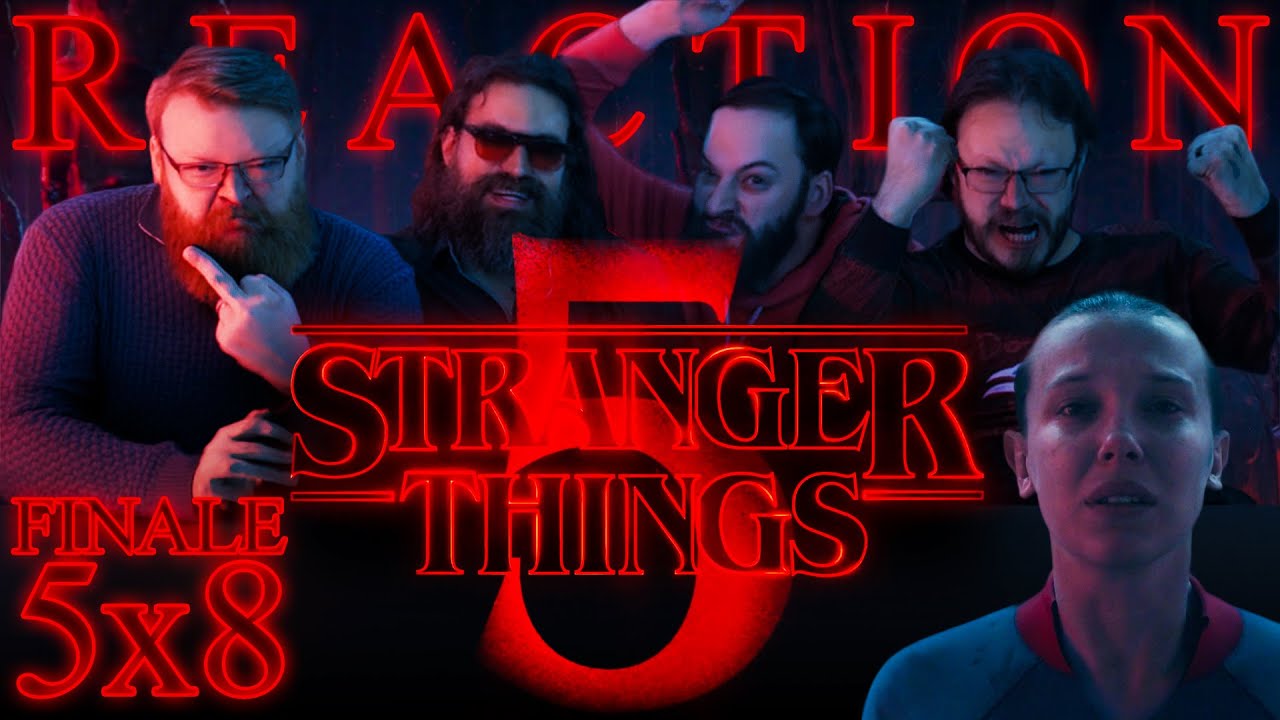 Stranger Things 5x8 FINALE REACTION!! 