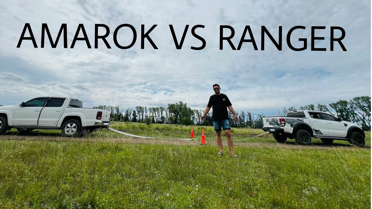 PRUEBAS DE FUERZA AMAROK 2.0 VS FORD RANGER 3.2