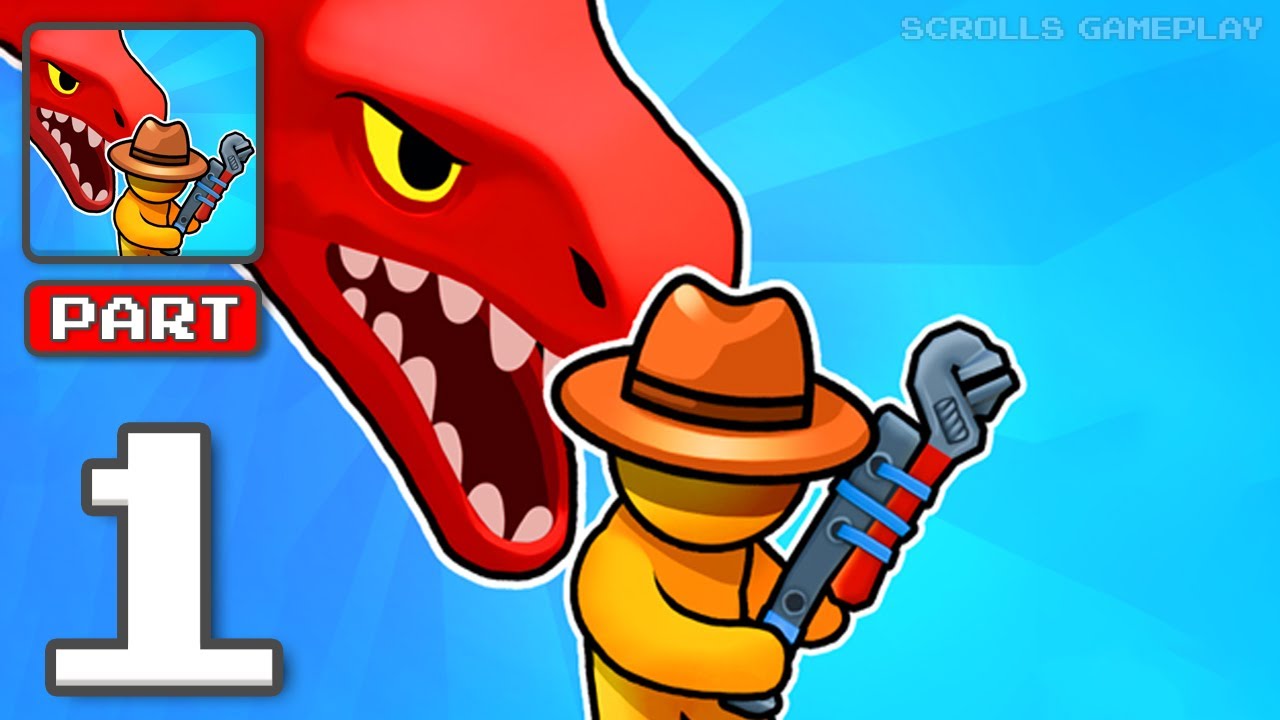 Dino Survival - Gameplay Walkthrough Part 1 - Escape the Prehistoric Danger (iOS, Android)