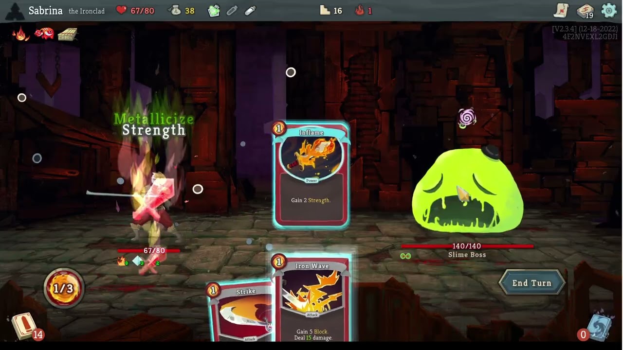 Slay the spire -  beat ascencion 1 with the Ironclad
