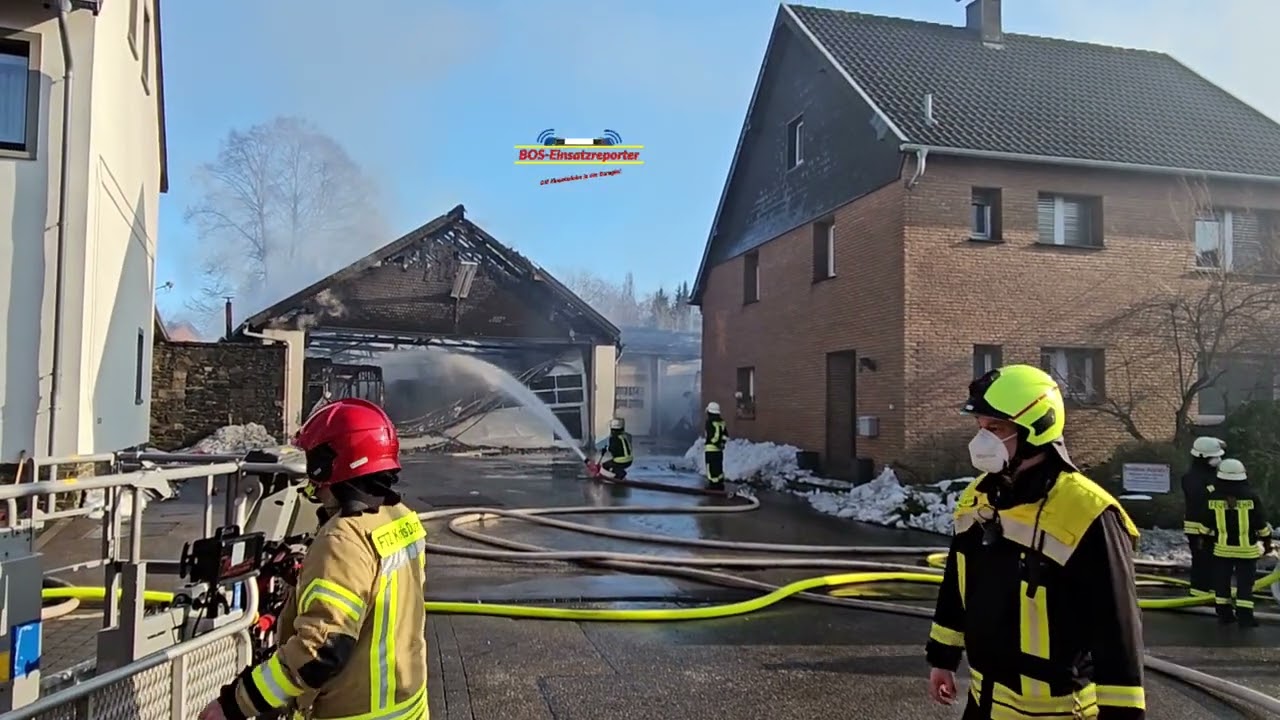 Busbrand in Hürtgenwald/Vossenack vom 19.01.25