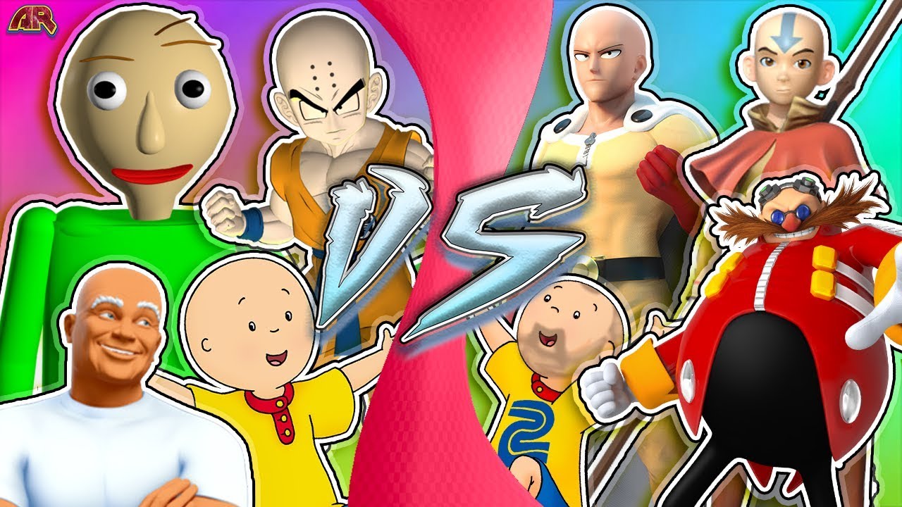 BALDI vs EVERYONE BALD! (Bald Free for All | Baldi's Basics Animation Meme) CARTOON FIGHT CLUB