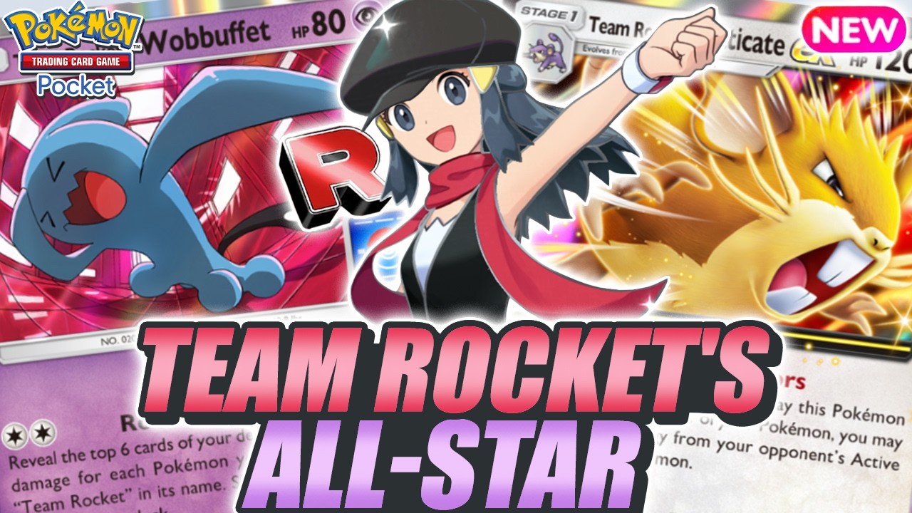 Team Rocket's WOBBUFFET Brings Trouble the Opponents Aren't Prepared For ! - Pokemon TCG Pocket