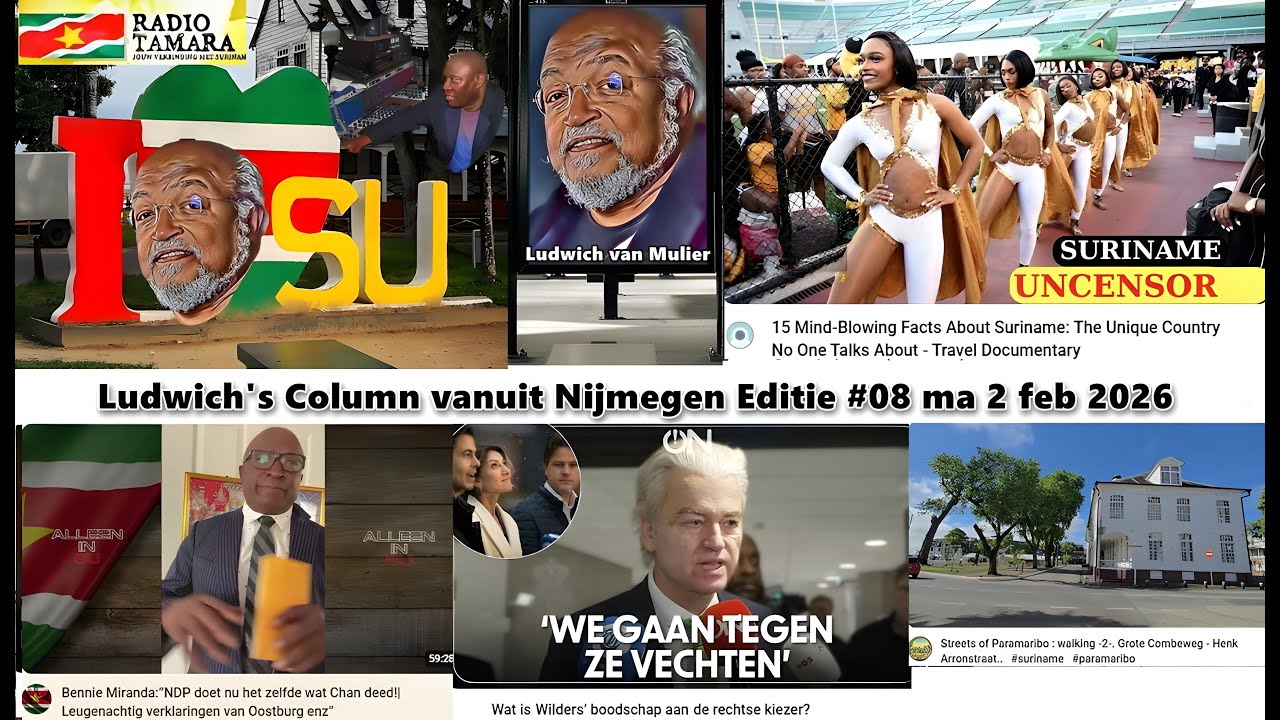 Ludwich's Column vanuit Nijmegen Editie #08 ma 2 feb 2026 voor Radio Tamara Damsko