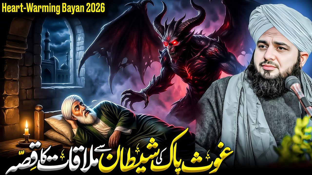 😱Ghous Pak Ki Shaitan Se Mulaqat Ka Qissa | Peer Ajmal Raza Qadri Bayan 2026