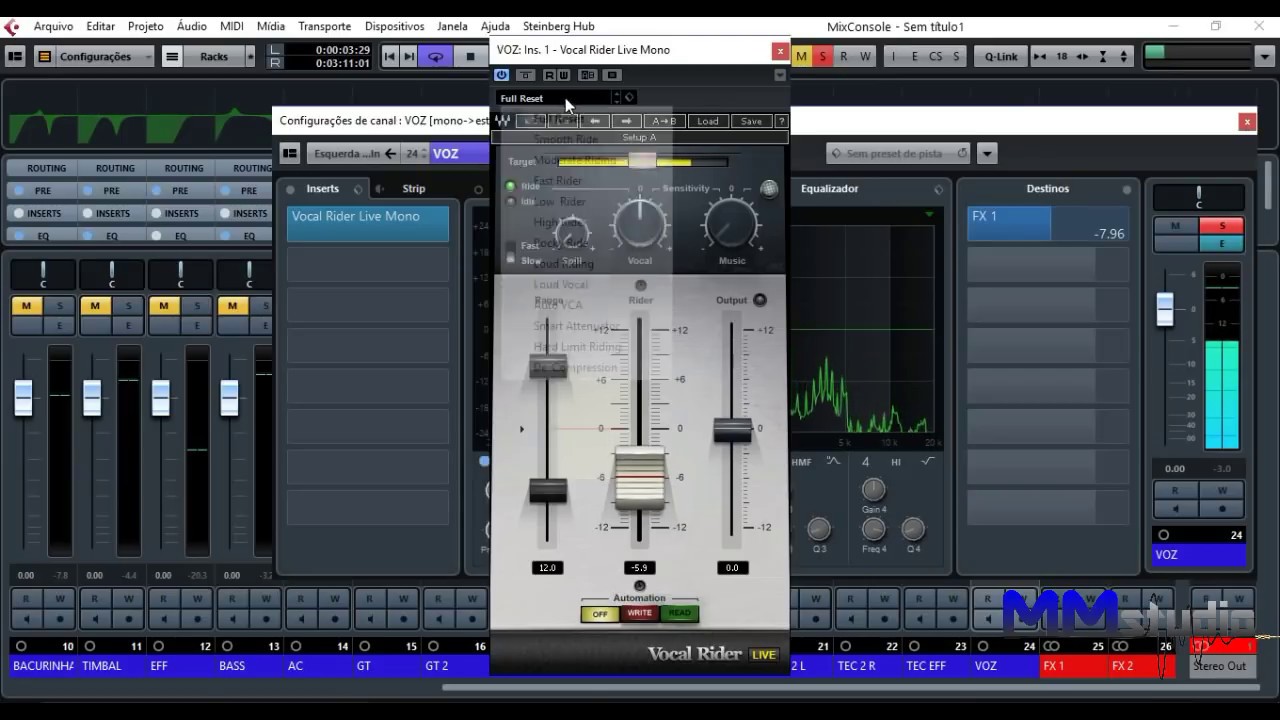 Mixagem Cubase 8 - Arrocha sertanejo (download das tracks na descrição)