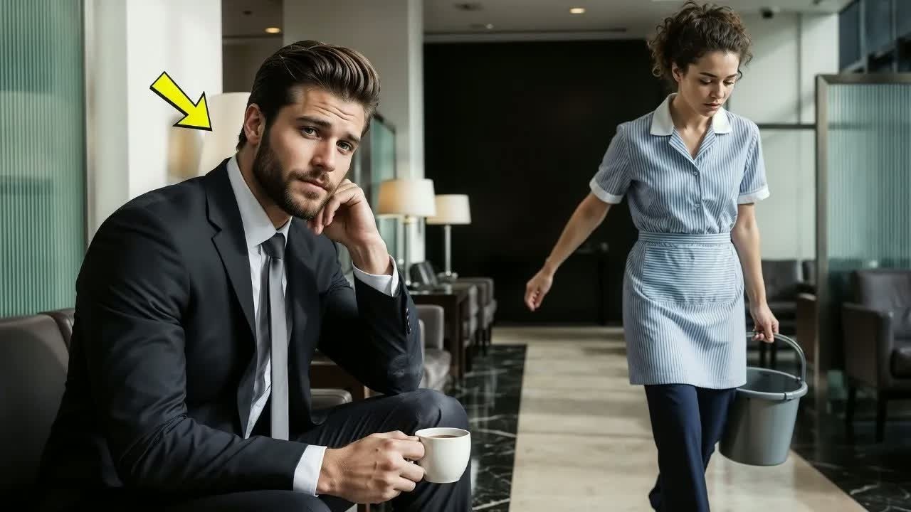 Il CEO aspettava ogni giorno nella hall—ma la timida cameriera non se ne accorgeva mai