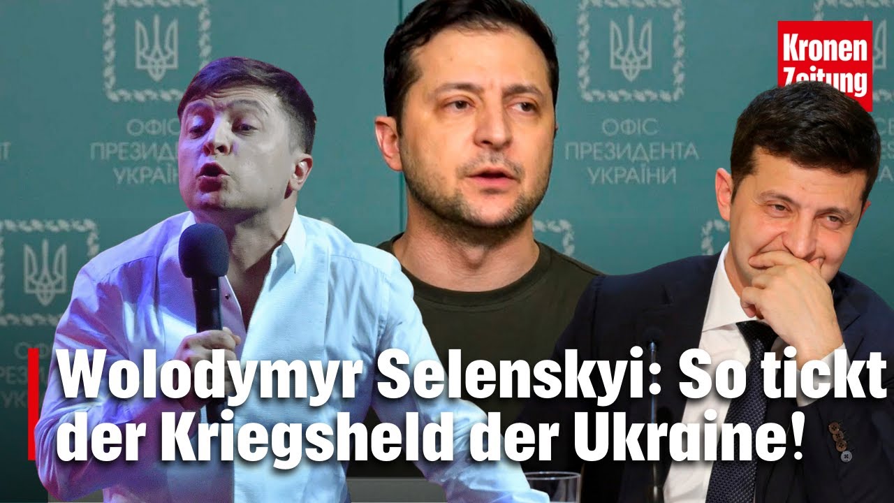 Pr&auml;sident Wolodymyr Selenskyi im Portrait | krone.tv NEWS