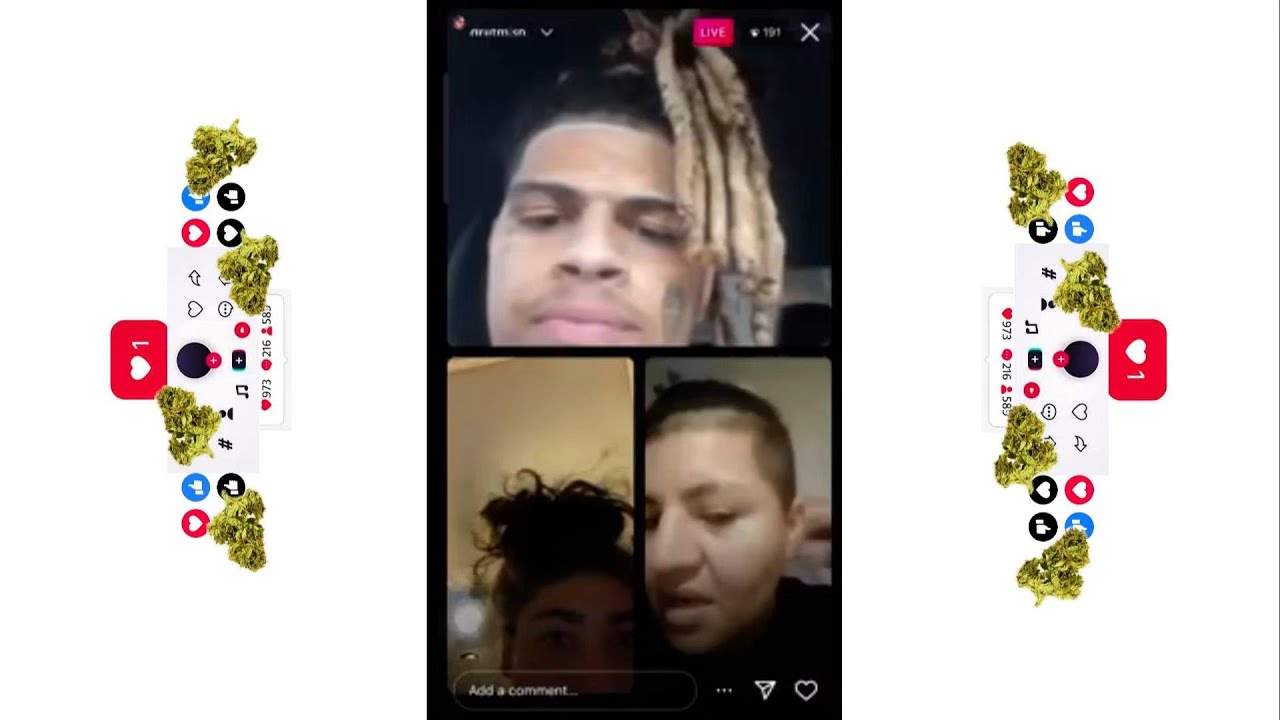 Liljitman on instagram live with lilperk and 954enzo joins
