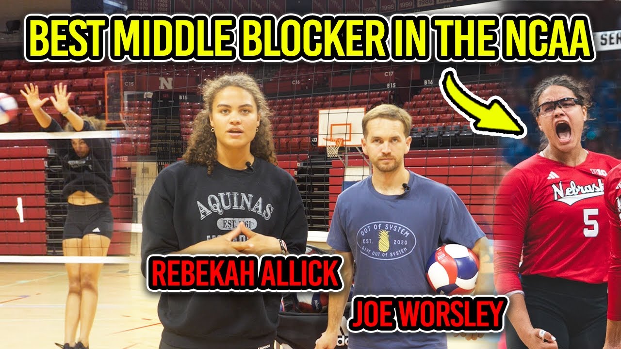Training With The BEST Middle Blocker In the NCAA  Rebekah Allick | Set's Education