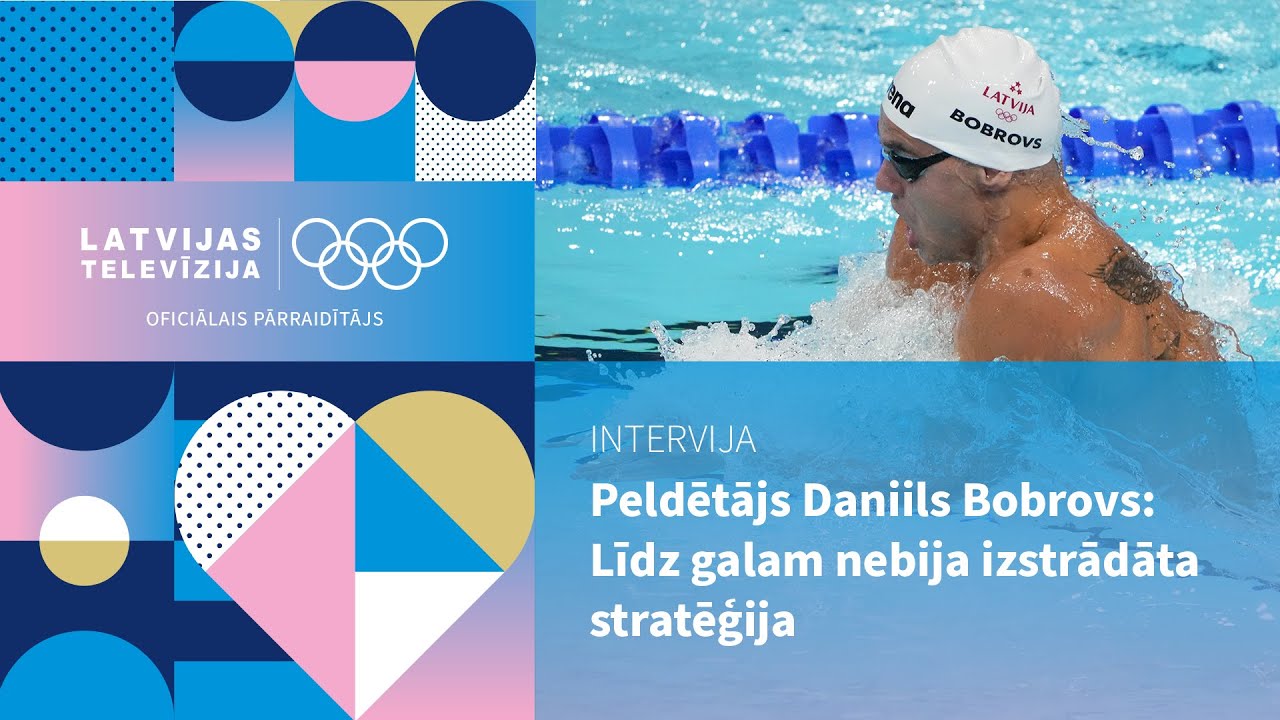 Peldētājs Daniils Bobrovs pēc izcīnītās 21. vietas olimpiskajā priekšpeldējumā | Parīzes OS 2024