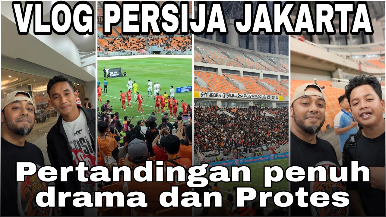 Vlog persija jakarta vs psm.. reaction Goal, aksi protes sampai drama VAR rusak lengkap disini...!!