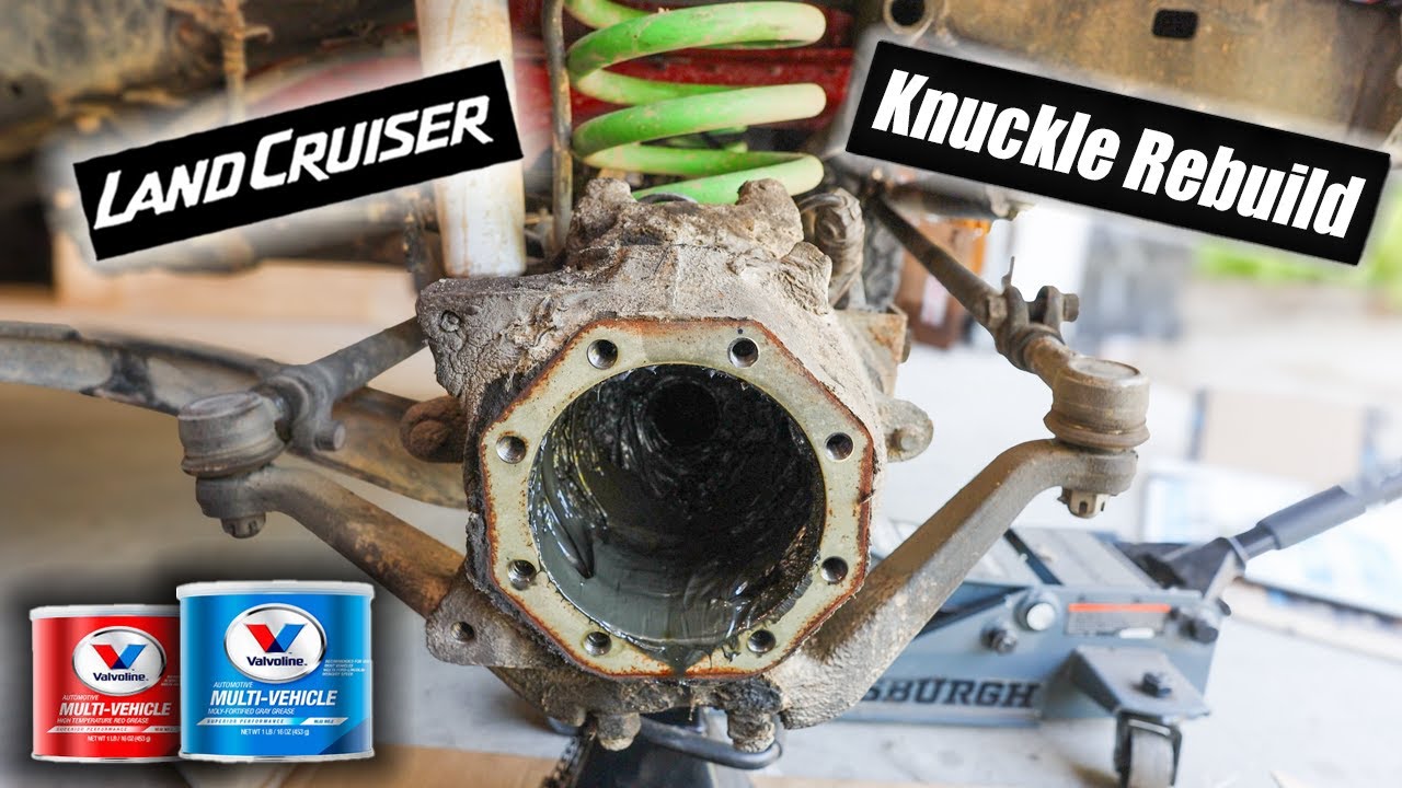 80 Series Land Cruiser Front Axle Rebuild + Alignment | She Drives Straight Now!