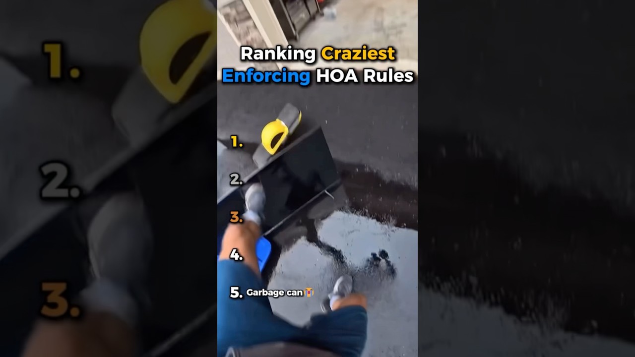 Ranking Craziest Enforcing HOA Policies😂