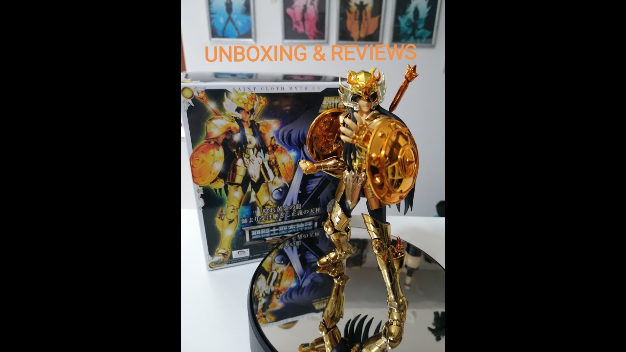 Unboxing e Reviews Shiryu Libra (Myth Cloth EX)