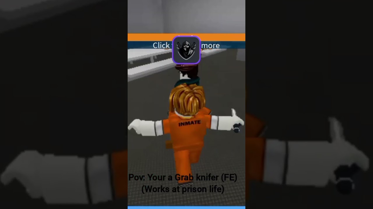 Grab knifing in Prison life💀 #roblox #deltaexecutor #script #executor #prisonlife
