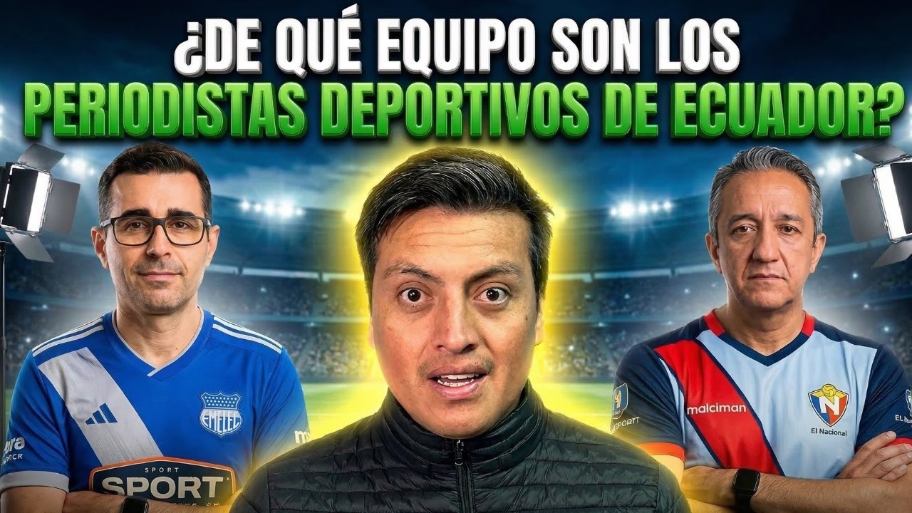 ¿DE QUÉ EQUIPO SON LOS PERIODISTAS DEPORTIVOS DE ECUADOR? 🎙️⚽ | LA LISTA DEFINITIVA