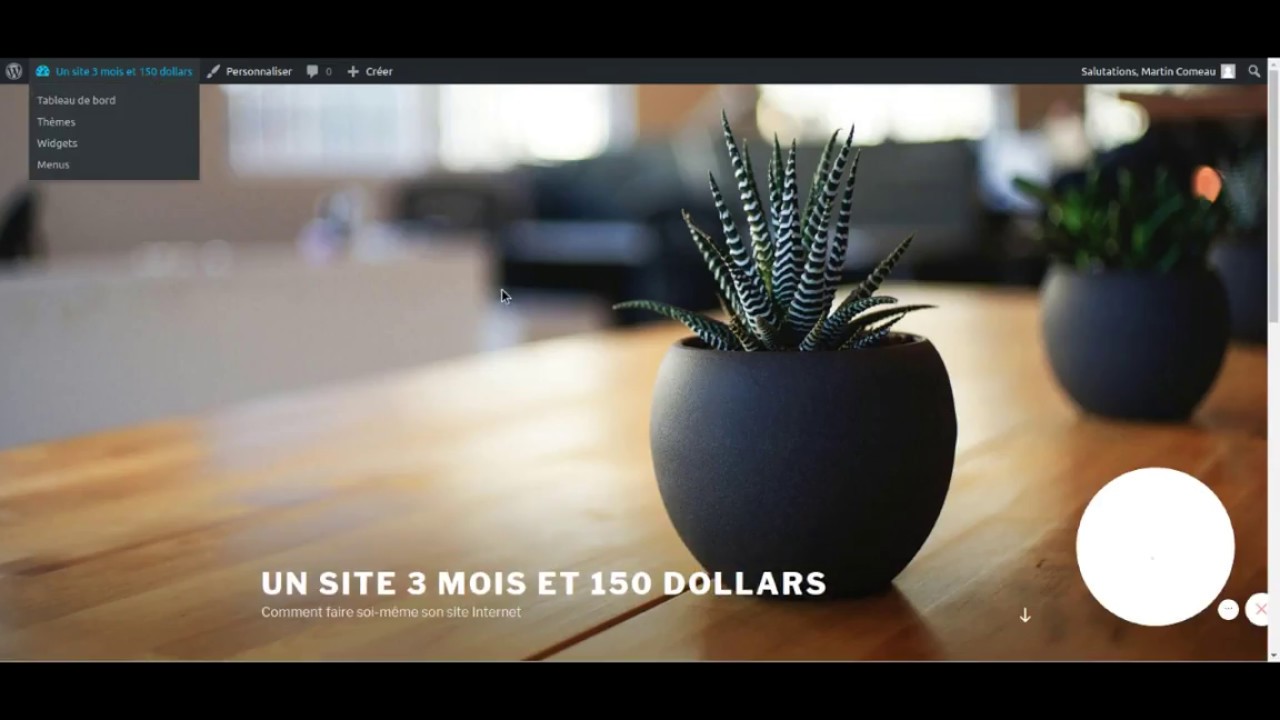 Tutoriel 4 - Premi&egrave;re configuration de WordPress