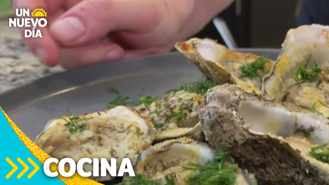 Ostras: receta casera para prepararlas al horno deliciosamente | Un Nuevo Día | Telemundo