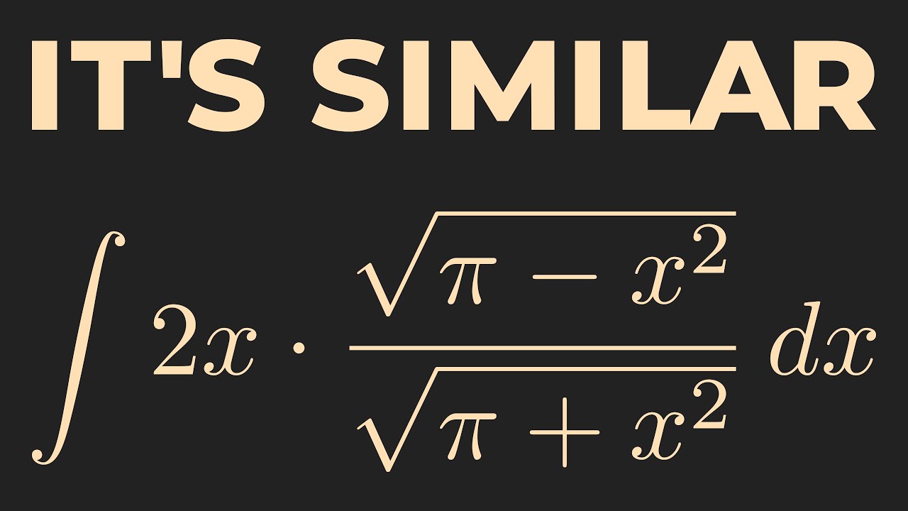 A modification to previous integral... (4K, Dark)
