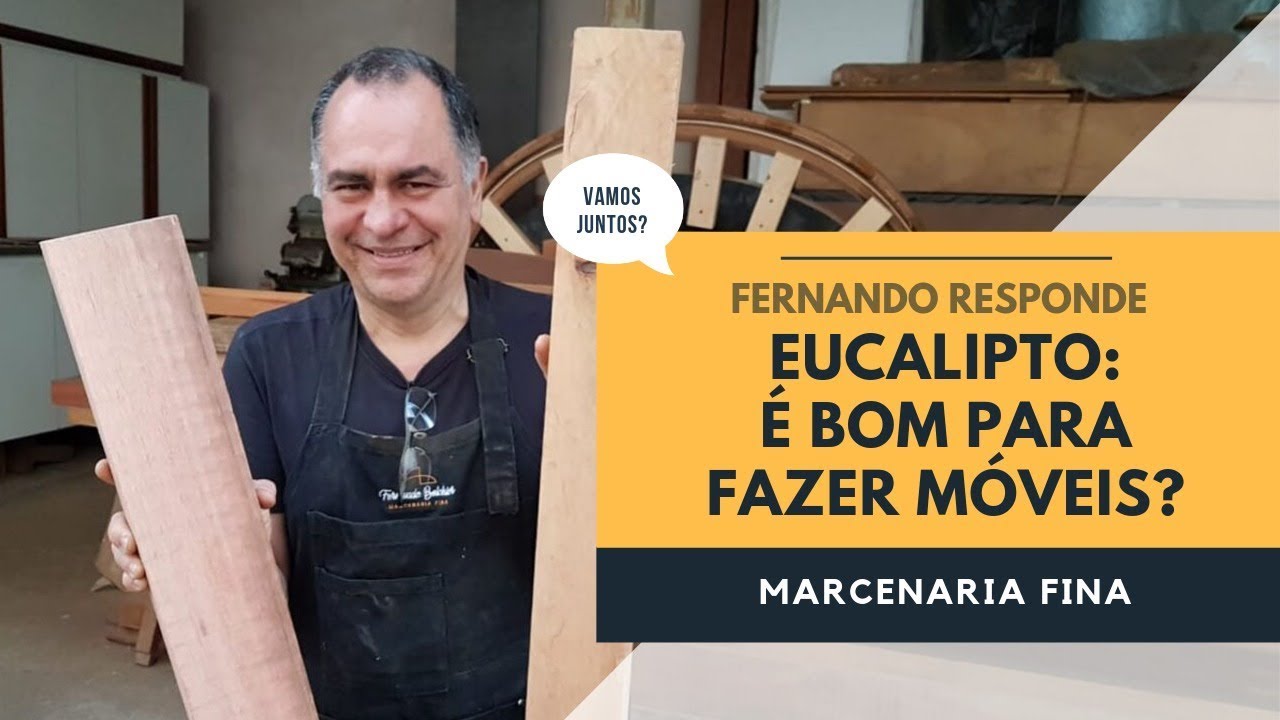Eucalipto: é uma madeira boa para móveis? Fernando responde.