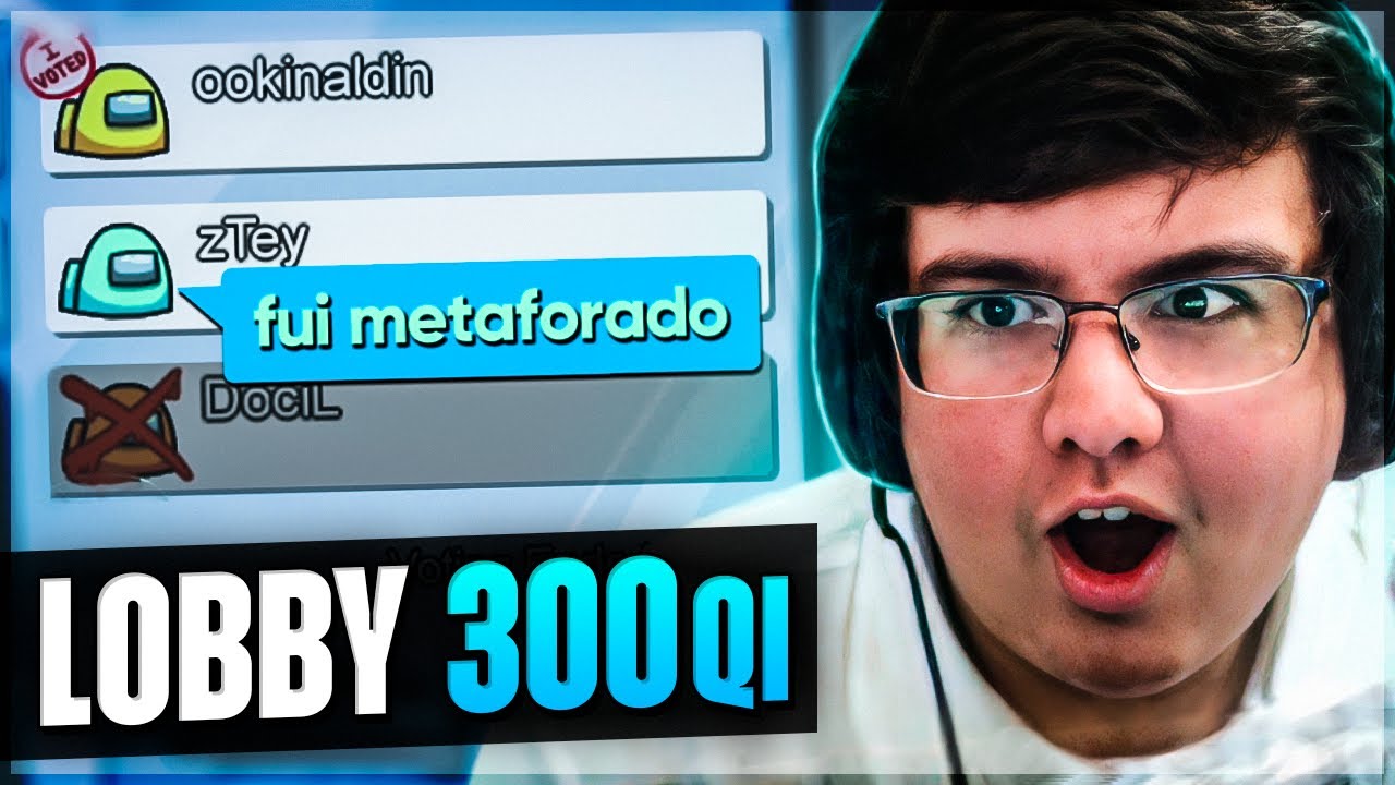 AMONG US COM JOGADAS DE 300QI NOS IMPOSTORES
