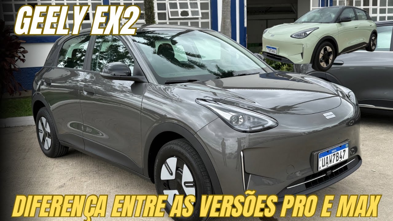 LANÇAMENTO GEELY EX2 PRO E MAX: diferenças e preço das duas versões? 
