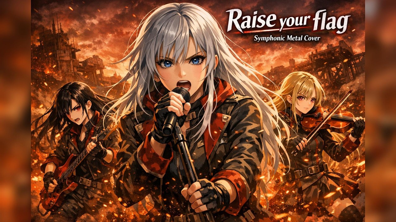 【機動戦士ガンダム 鉄血のオルフェンズ OP】Raise your flag / MAN WITH A MISSION &ndash; Symphonic Metal Cover | MIRAGE PHANTOM