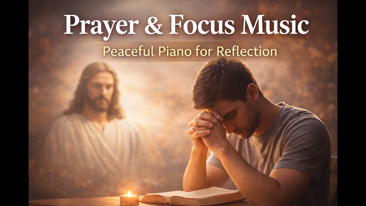 Prayer Music for Focus & Study • Peaceful Piano for Prayer and Reflection