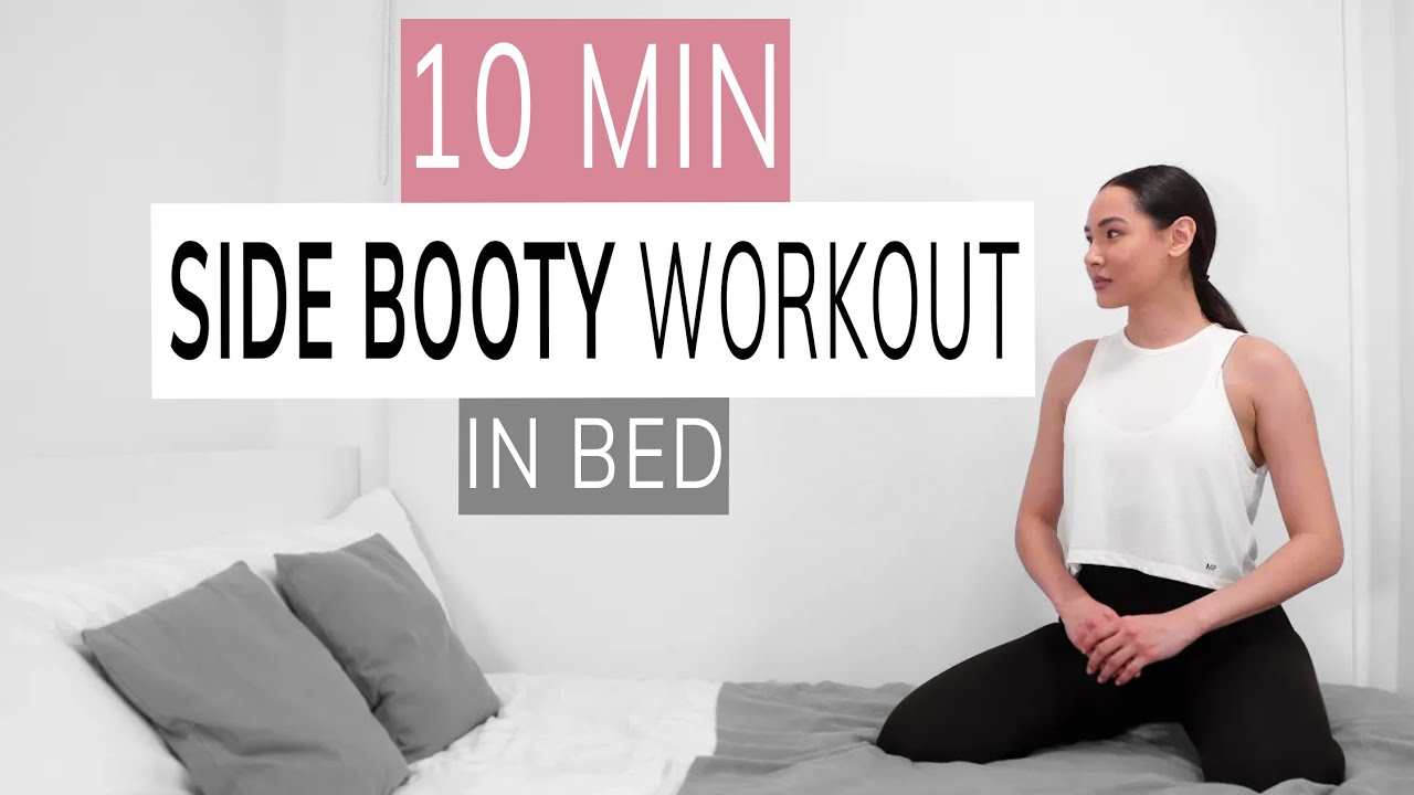 SIDE BOOTY WORKOUT IN BED | reduce your fat at home
