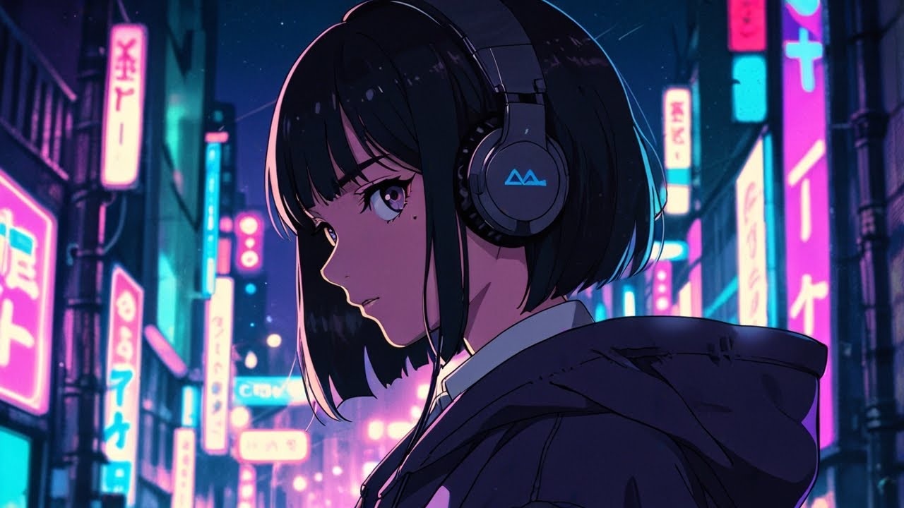 Night City Lofi Neon Streets Edition - Chill Beats for Study & Relax