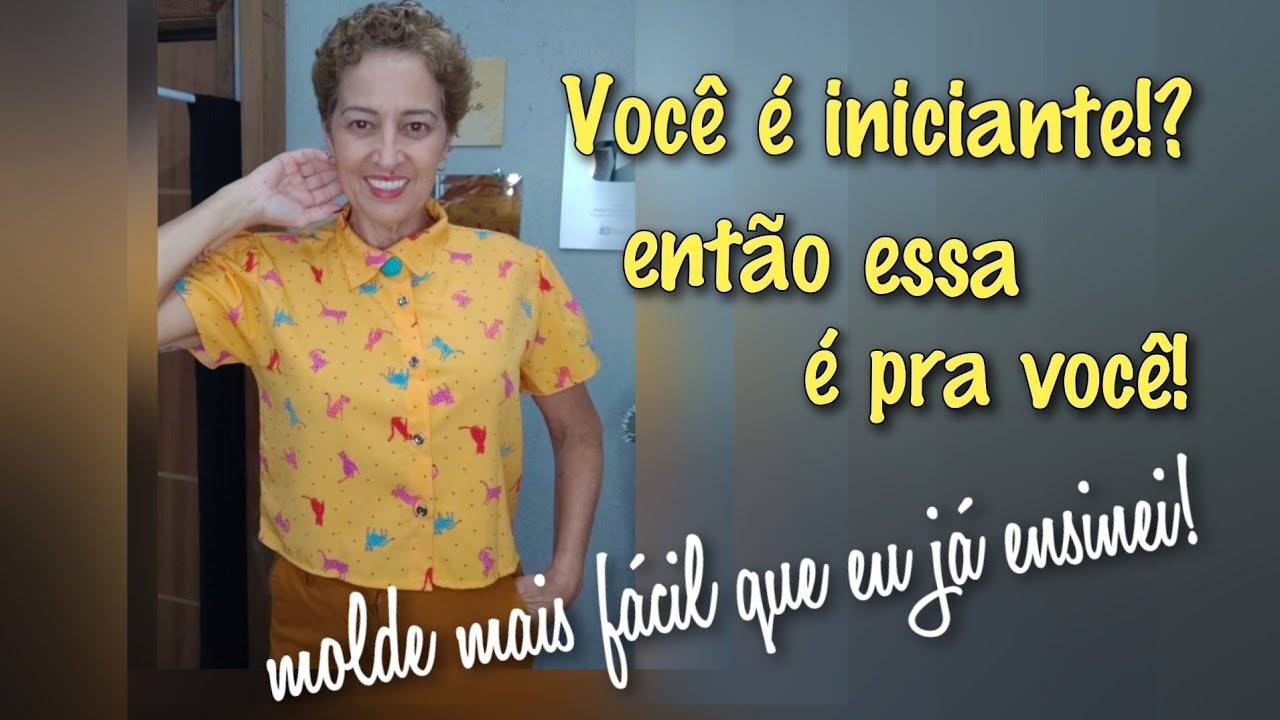 PRA VOCE QUE É INICIANTE! FÁCIL DE.MOELAR E FÁCIL DE COSTURAR!