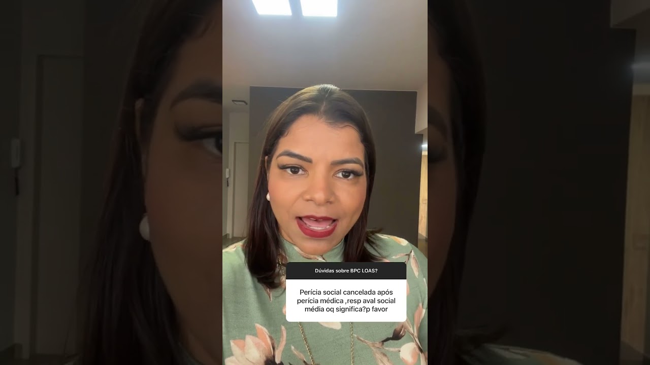 A per&iacute;cia social pode ser cancelada?