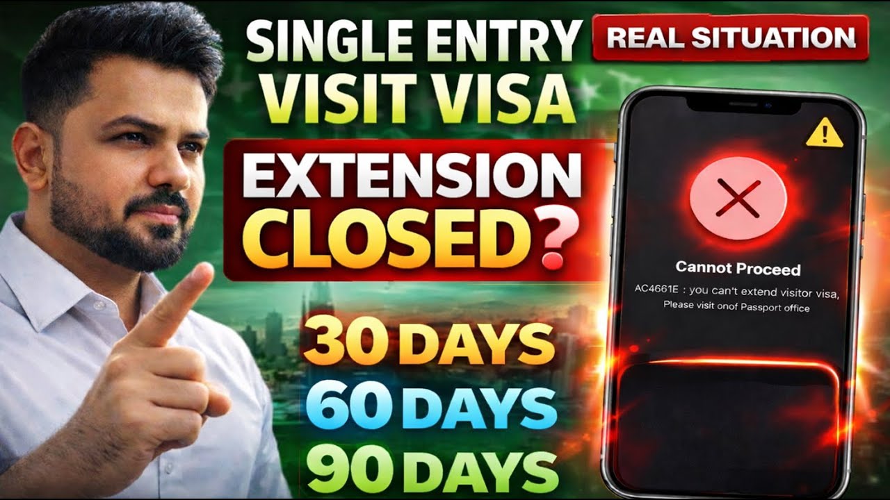 EXTENSION CLOSED? ❌ Single Entry Visit Visa REAL Update | 30, 60, 90 Days