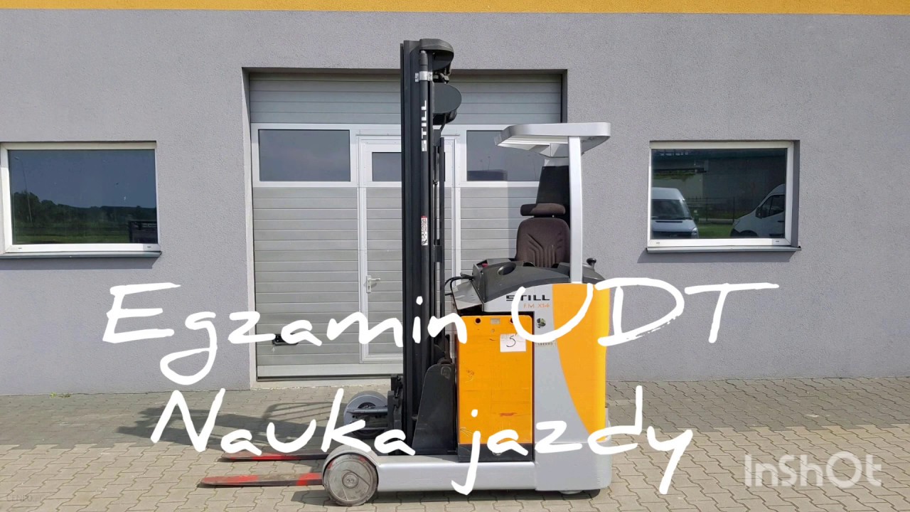 Wózek widłowy boczny Still FM X - Podstawowe funkcje, jazda. Egzamin UDT nauka