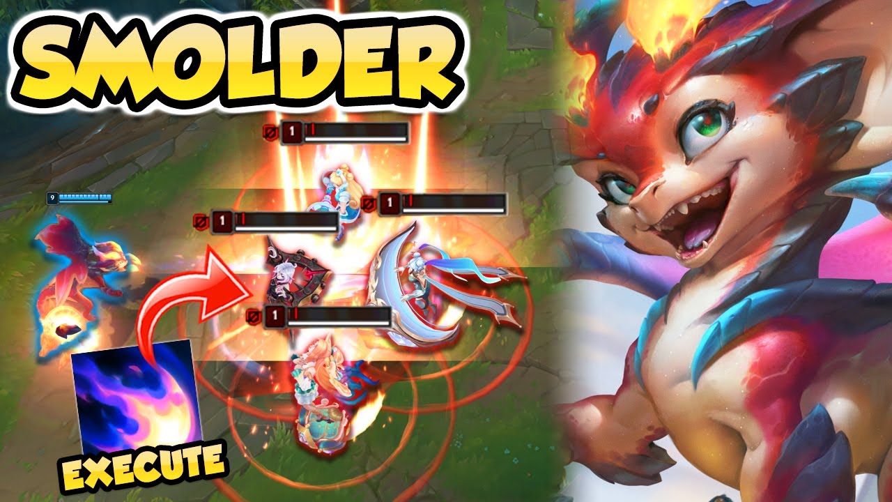 🐉 SMOLDER TAKES FLIGHT (adorably) ONTO THE RIFT! | Smolder PBE Gameplay | Erick Dota
