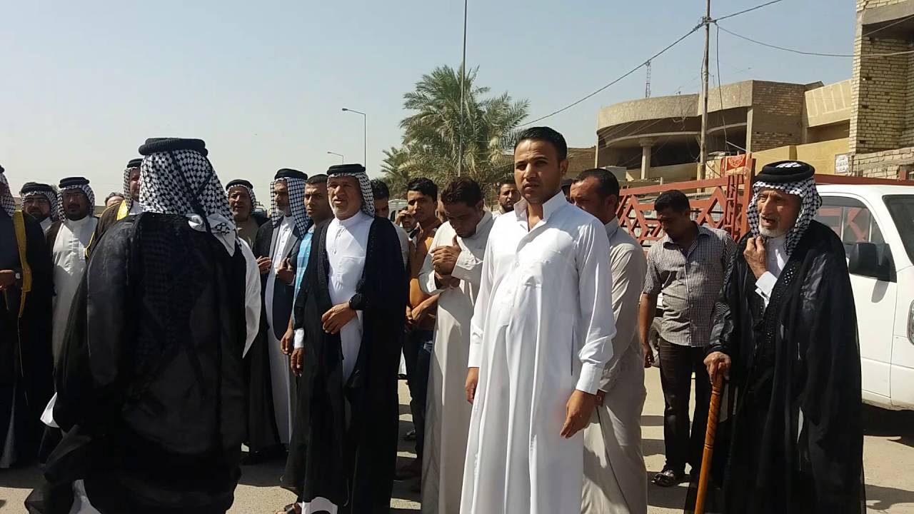 عراضه عشيرة خويلد في فاتحه عتاب وحضور الشيخ نبيل جواد كاظم الحرجان