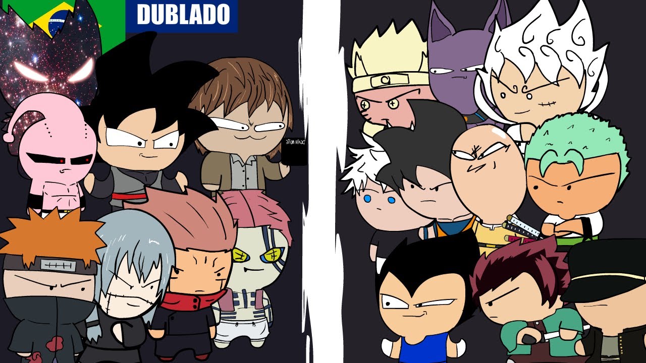 TODOS OS PERSONAGENS DE ANIMES JUNTOS O FILME