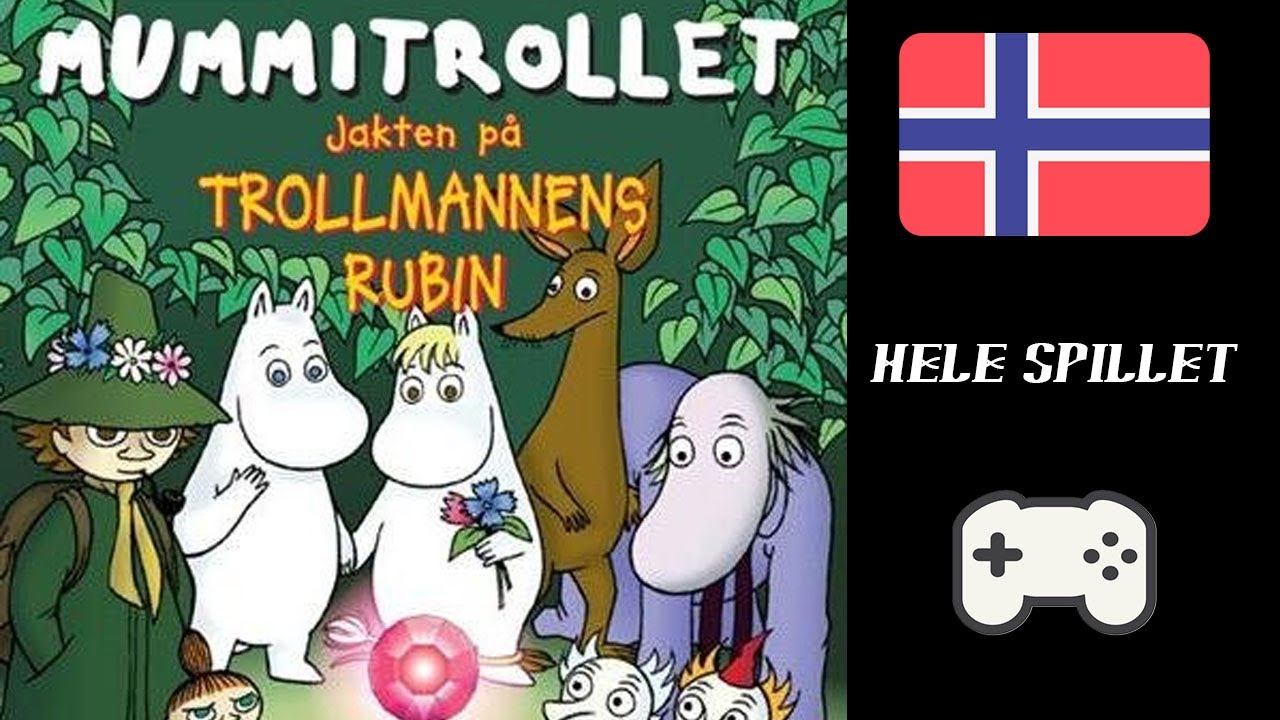 Mummitrollet 5: Jakten på Trollmannens rubin (1998) - PC - Norsk tale