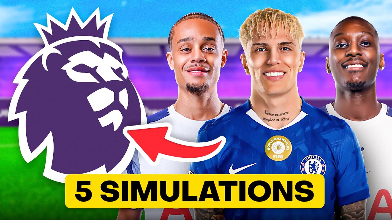 I Simulated the 25/26 Premier League Season 5 Times (With Updated Transfers) 🤩